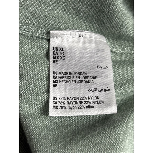 Charter Club Light Sage Green Classic Lightweight Button Up Cardigan Size XL - Picture 5 of 6